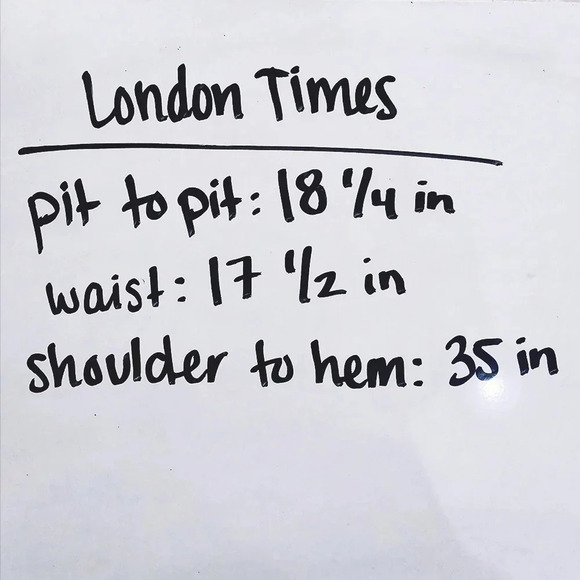 LONDON TIMES Dark Multi Color Boho Mini Shift Dress, 3/4 Bell Sleeves, Size 2 - Picture 12 of 13